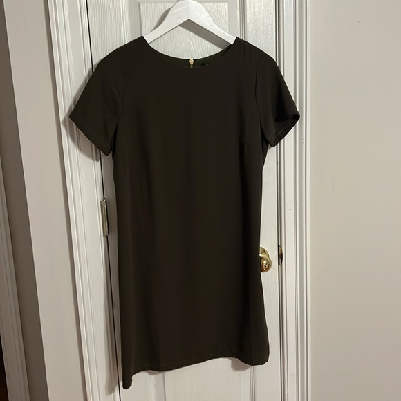 LULUS and Shout Olive Green Shift Dress - Picture 9 of 12